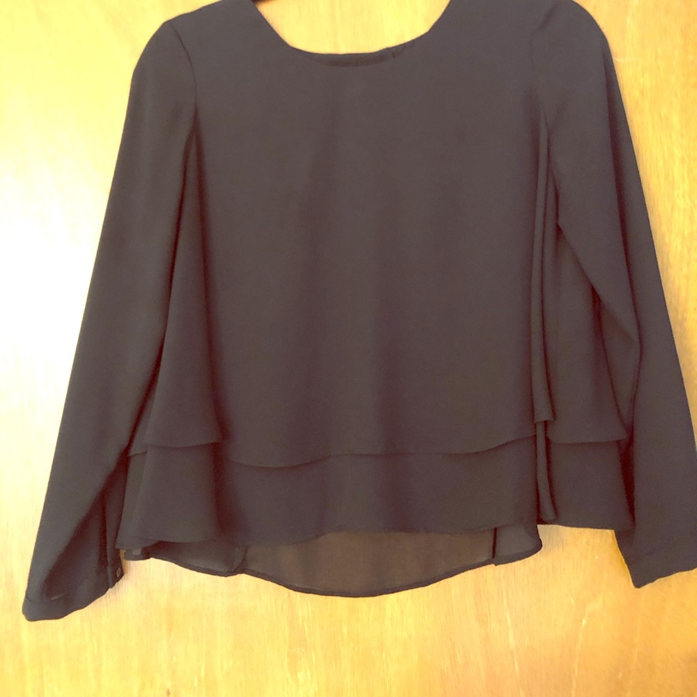 Zara black blouse in size small